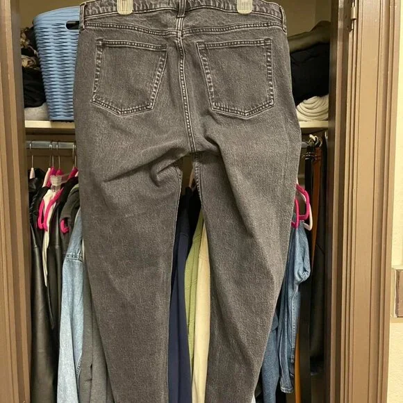 Abercrombie & Fitch Women's Black and Grey Jeans - Picture 2 of 2